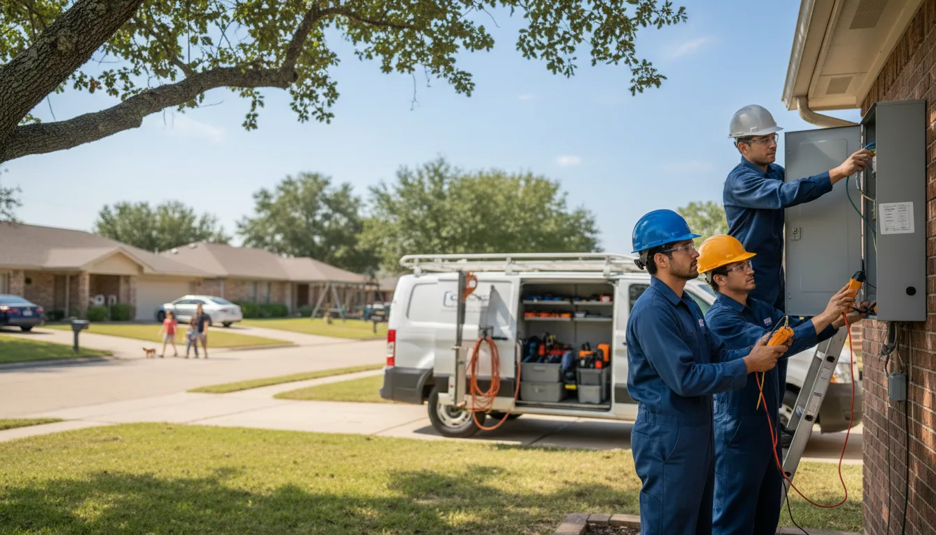 Emergency electrical repair services provided by licensed electricians in New Mexico
